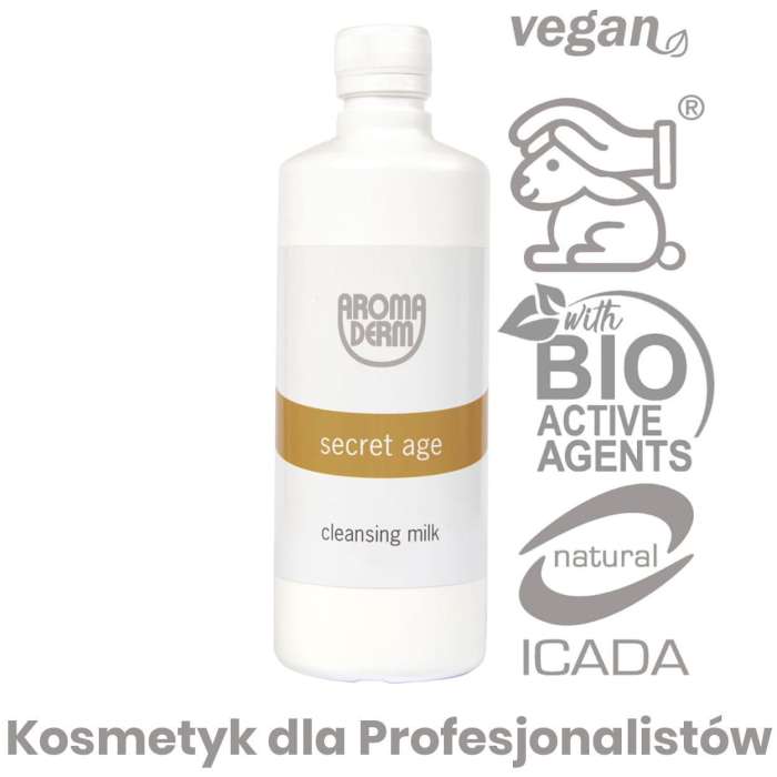 Mleczko Oczyszczające - Secret Age - Aroma Derm - 500 ml.jpg