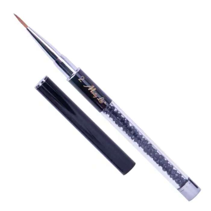 pedzelek-do-zdobien-art-pro-brush-czarny-z-cyrkoniami-dlugosc-wlosia-10mm-mollylac.webp