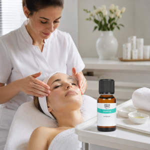 Aroma Derm moisture 20 ml podczas profesjonalnego zabiegu kosmetycznego – koncentrat do pielęgnacji skóry suchej..png