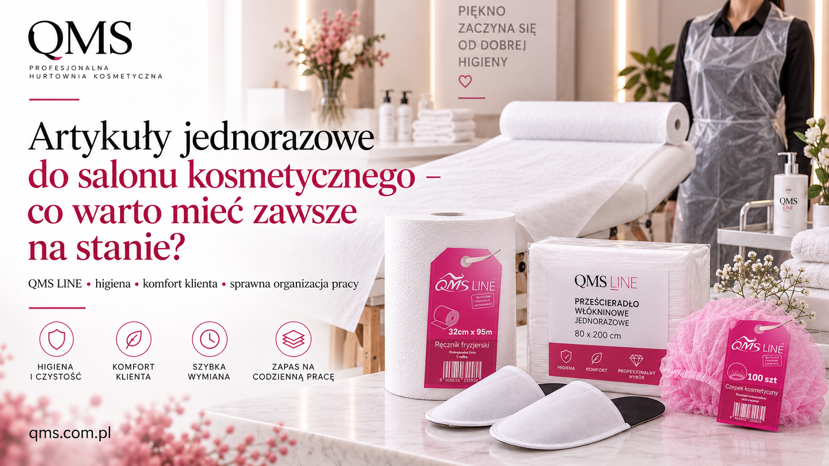 Artykuły jednorazowe do salonu kosmetycznego – co warto mieć zawsze na stanie?