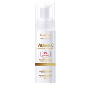 Pianka do demakijażu rozjaśniająca z witaminą C do twarzy i oczu 150 ml – Farmona Professional VITAMIN C