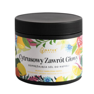Sól do kąpieli cytrusowy zawrót głowy - NaturPlanet - 400 g