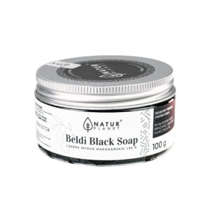 Czarne mydło marokańskie NaturPlanet 100 g – oliwkowe – naturalne – peeling i oczyszczanie skóry