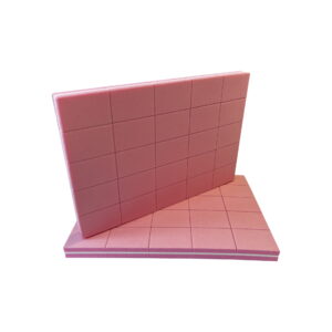 Polerka mini do paznokci 100/180 kwadratowa Cosmetico 50 szt – buffer piankowy do manicure i pedicure