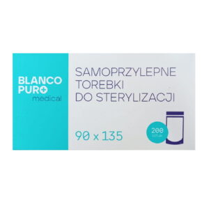 Torebki do sterylizacji samoprzylepne 90 x 135 mm – 200 szt. – Blanco Puro