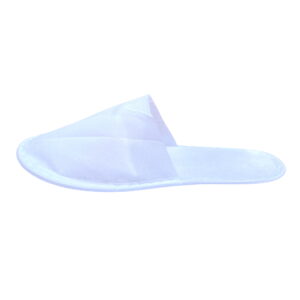 Kapcie antypoślizgowe jednorazowe kryte włókninowe białe pakowane pojedynczo – 1 para