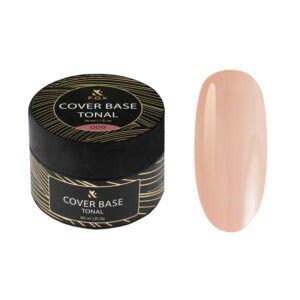 Kauczukowa baza żelowa do paznokci Cover Base Tonal 009 bez TPO w słoiczku 30 ml – Fox Nails Professional