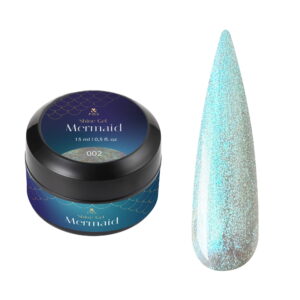 Żel do paznokci Shine Gel Mermaid 002 jasnoturkusowy kameleon Fox Nails Professional 15 ml BEZ TPO butelka z pędzelkiem