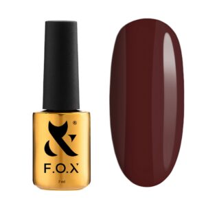 Lakier hybrydowy Fox Nails Professional Mocha Mousse 109 ciepły brąz butelka z pędzelkiem 7 ml - BEZ TPO