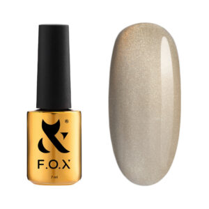 Lakier hybrydowy do paznokci bez TPO i HEMA Cat Eye 001 7 ml butelka z pędzelkiem – Fox Nails Professional
