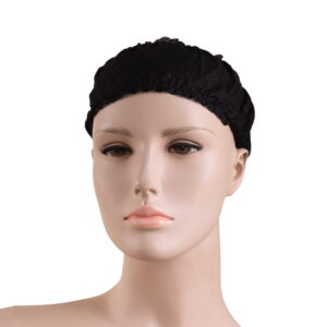 Opaska kosmetyczna włókninowa czarna 40 g uniwersalna – 10 szt. – QMS Line Premium