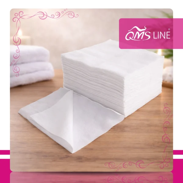 Chusteczki Kosmetyczne Jednorazowe 20x16 cm 100 szt. Bio-Eko QMS Line Premium Chusteczki kosmetyczne jednorazowe 20x16 cm 100 szt. Bio-Eko QMS Line Premium do salonu kosmetycznego i SPA