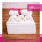 Chusteczki kosmetyczne jednorazowe 25x38 cm 100 szt. Bio-Eko QMS Line Premium do salonu kosmetycznego i SPA