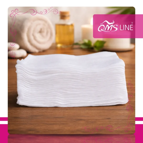 Chusteczki Kosmetyczne Jednorazowe Gładkie 20x16 cm 100 szt. QMS Line Premium Chusteczki kosmetyczne jednorazowe gładkie 20x16 cm 100 szt. QMS Line Premium do salonu kosmetycznego i SPA