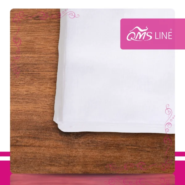 Chusteczki Kosmetyczne Jednorazowe Gładkie 25x20 cm 100 szt. QMS Line Premium Chusteczki kosmetyczne jednorazowe gładkie 25x20 cm 100 szt. QMS Line Premium do salonu kosmetycznego i SPA