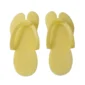 Klapki japonki piankowe żółte 10 par QMS Line Standard do hotelu i SPA