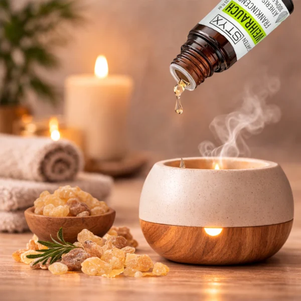 Olejek Eteryczny Kadzidło Styx Naturcosmetic 10 ml Olejek eteryczny kadzidło Styx Naturcosmetic 10 ml naturalny olejek do aromaterapii