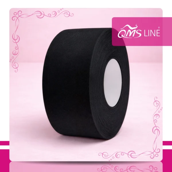 Paski do Depilacji na Rolce Czarne z Perforacją 100 m QMS Line Extra Paski do depilacji na rolce czarne z perforacją 100 m QMS Line Extra do salonu kosmetycznego