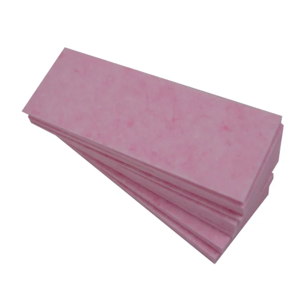 Paski do depilacji cięte różowe 100 szt. QMS Line Extra do salonu kosmetycznego
