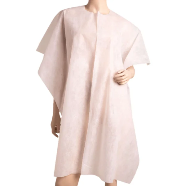 Pelerynka fryzjerska włókninowa długa 25 szt. QMS Line Premium do salonu fryzjerskiego