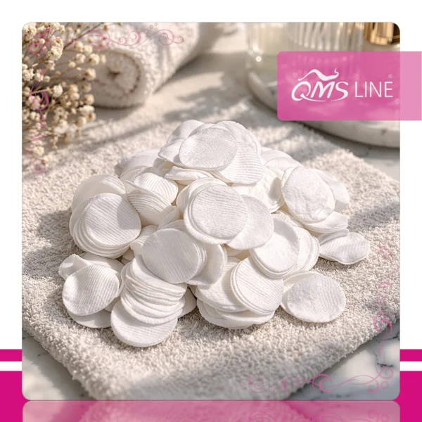 Płatki Bawełniane Kosmetyczne Okrągłe 0,5 kg około 1130 szt. QMS Line Premium Płatki bawełniane kosmetyczne okrągłe 0,5 kg około 1130 szt. QMS Line Premium do pielęgnacji i demakijażu