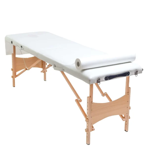 Podkład jednorazowy z włókniny 60 cm x 40 m perforacja co 2 m QMS Line Premium PLUS do salonu kosmetycznego