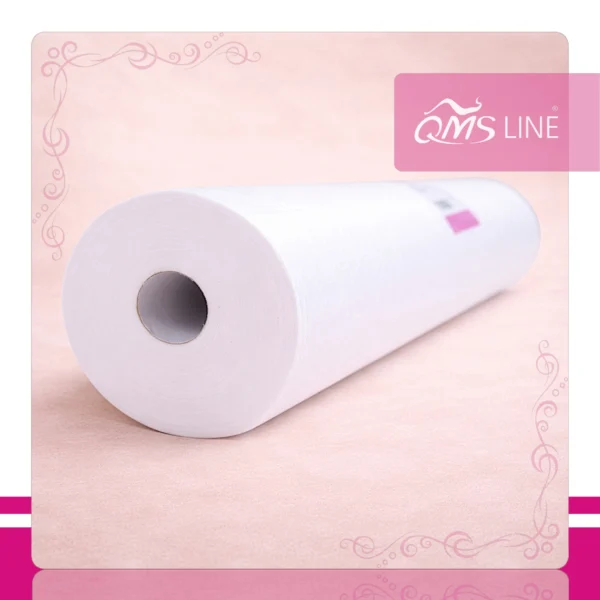 Podkład Kosmetyczny Jednorazowy z Włókniny 60 cm x 50 m QMS Line Economic Podkład kosmetyczny jednorazowy z włókniny 60 cm x 50 m QMS Line Economic do salonu kosmetycznego