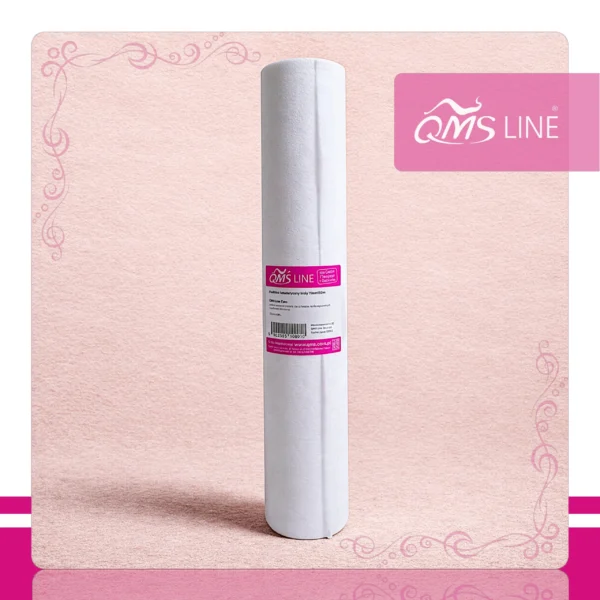 Podkład Kosmetyczny Jednorazowy z Włókniny 70 cm x 50 m QMS Line Extra Podkład kosmetyczny jednorazowy z włókniny 70 cm x 50 m QMS Line Extra do salonu kosmetycznego