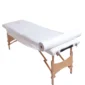 Podkład kosmetyczny z włókniny 80 cm x 200 m 100 szt. QMS Line Standard do salonu kosmetycznego