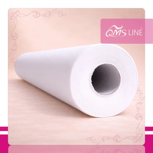 Podkład Kosmetyczny Jednorazowy z Włókniny 80 cm x 50 m QMS Line Economic Podkład kosmetyczny jednorazowy z włókniny 80 cm x 50 m QMS Line Economic do salonu kosmetycznego