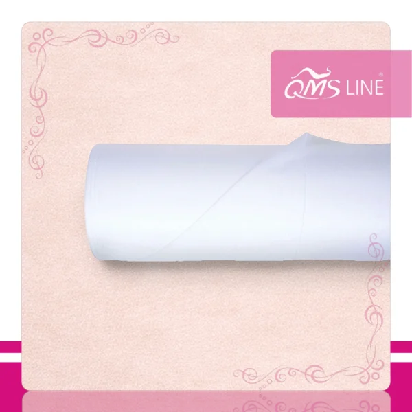 Podkład Kosmetyczny Jednorazowy z Włókniny 90 cm x 50 m QMS Line Standard Podkład kosmetyczny jednorazowy z włókniny 90 cm x 50 m QMS Line Standard do salonu kosmetycznego