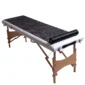 Podkład kosmetyczny jednorazowy z włókniny czarny 50 cm x 50 m QMS Line Standard do salonu kosmetycznego