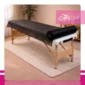Podkład kosmetyczny jednorazowy z włókniny czarny 80 cm x 200 m QMS Line Standard do salonu kosmetycznego