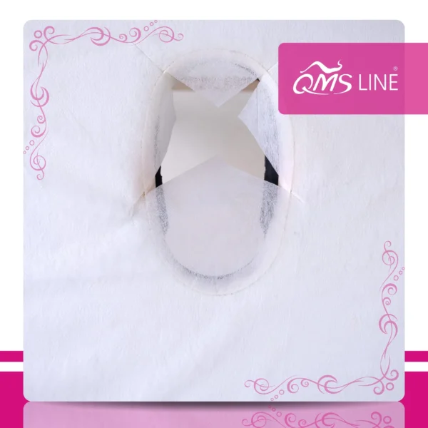 Prześcieradło 2w1 Włókninowe Składane z Zagłówkiem 90x200 cm 10 szt. QMS Line Standard Prześcieradło 2w1 włókninowe składane z zagłówkiem 90x200 cm 10 szt. QMS Line Standard do salonu kosmetycznego i SPA