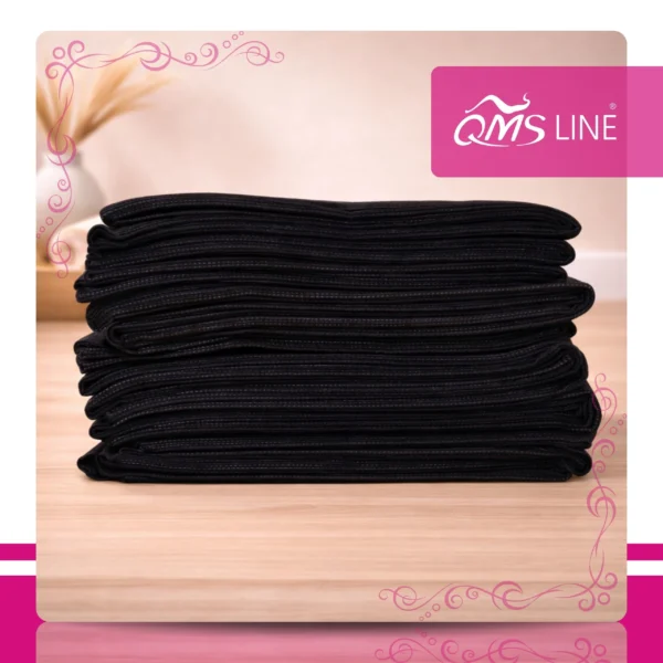 Prześcieradło Włókninowe Składane Czarne 160x210 cm 10 szt. QMS Line Standard Prześcieradło włókninowe składane czarne 160x210 cm 10 szt. QMS Line Standard do salonu kosmetycznego i SPA