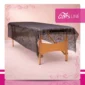 Prześcieradło włókninowe składane czarne 160x210 cm 10 szt. QMS Line Standard do salonu kosmetycznego i SPA