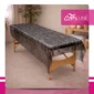 Prześcieradło włókninowe składane czarne 160x210 cm 10 szt. QMS Line Standard do salonu kosmetycznego i SPA