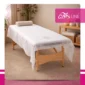 Prześcieradło jednorazowe włókninowe białe 160x210 cm 10 szt. QMS Line Standard do salonu kosmetycznego i SPA