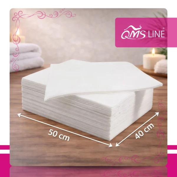 Ręcznik Celulozowy AIRLAND Miód Basic 50x40 cm 100 szt. QMS Line Premium Ręcznik celulozowy AIRLAND "Miód" Basic 50x40 cm 100 szt. QMS Line Premium do salonu kosmetycznego i SPA