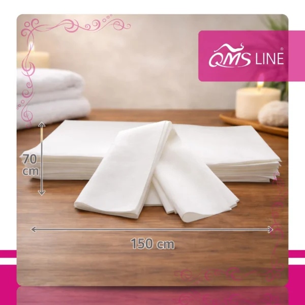 Ręcznik Kąpielowy Jednorazowy Siatka 150x70 cm 10 szt. QMS Line Premium Ręcznik kąpielowy jednorazowy siatka 150x70 cm 10 szt. QMS Line Premium do salonu kosmetycznego i SPA