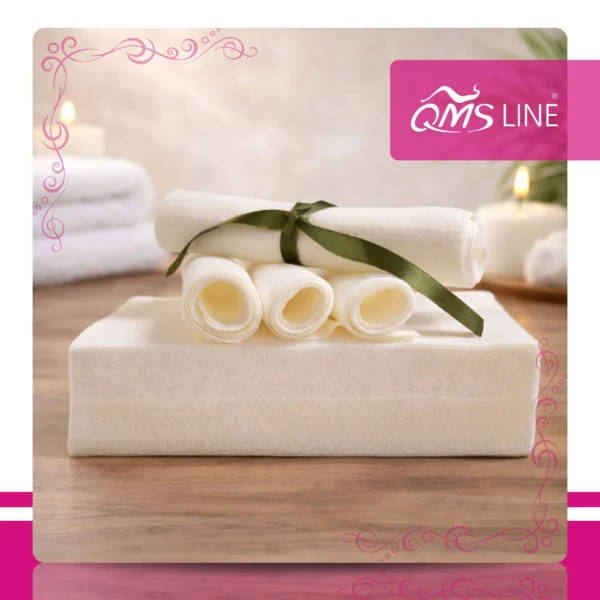 Ręcznik Papierowy Miód do Tatuażu 20x20 cm 100 szt. QMS Line Premium Ręcznik papierowy "Miód" do tatuażu 20x20 cm 100 szt. QMS Line Premium do studia tatuażu
