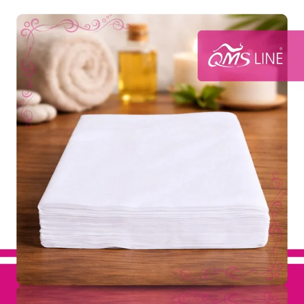 Ręcznik Kosmetyczny Włókninowo-Celulozowy 72x38 cm 50 szt. QMS Line Premium Ręcznik kosmetyczny włókninowo-celulozowy 72x38 cm 50 szt. QMS Line Premium do salonu kosmetycznego i SPA
