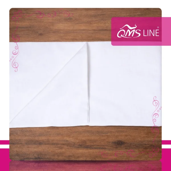 Ręcznik Kosmetyczno-Fryzjerski Włókninowo-Celulozowy 77x38 cm 50 szt. QMS Line Extra Ręcznik kosmetyczno-fryzjerski włókninowo-celulozowy 77x38 cm 50 szt. QMS Line Extra do salonu kosmetycznego i fryzjerskiego