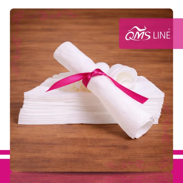 Ręcznik Włókninowy Jednorazowy Premium 50x40 cm 100 szt. QMS Line Bio-Eko Ręcznik włókninowy jednorazowy Premium 50x40 cm 100 szt. QMS Line Bio-Eko do salonu kosmetycznego i SPA