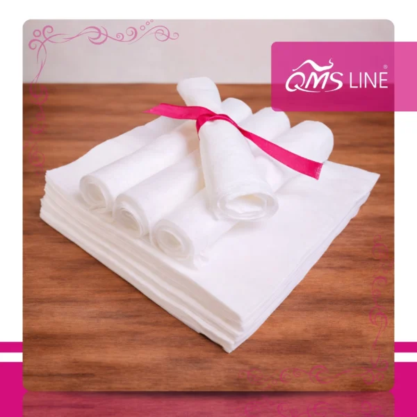 Ręcznik Włókninowy Jednorazowy Premium 50x40 cm 100 szt. QMS Line Bio-Eko Ręcznik włókninowy jednorazowy Premium 50x40 cm 100 szt. QMS Line Bio-Eko do salonu kosmetycznego i SPA