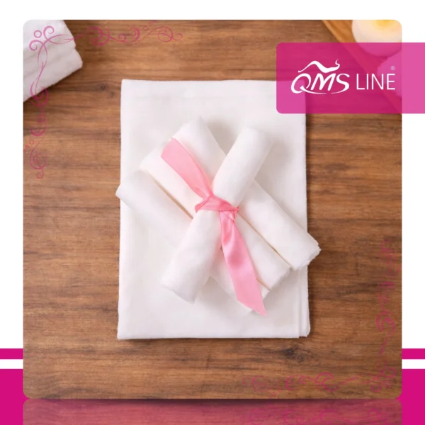 Ręcznik Włókninowy Jednorazowy Siatka 50x38 cm 100 szt. QMS Line Premium Ręcznik włókninowy jednorazowy siatka 50x38 cm 100 szt. QMS Line Premium do salonu kosmetycznego i SPA