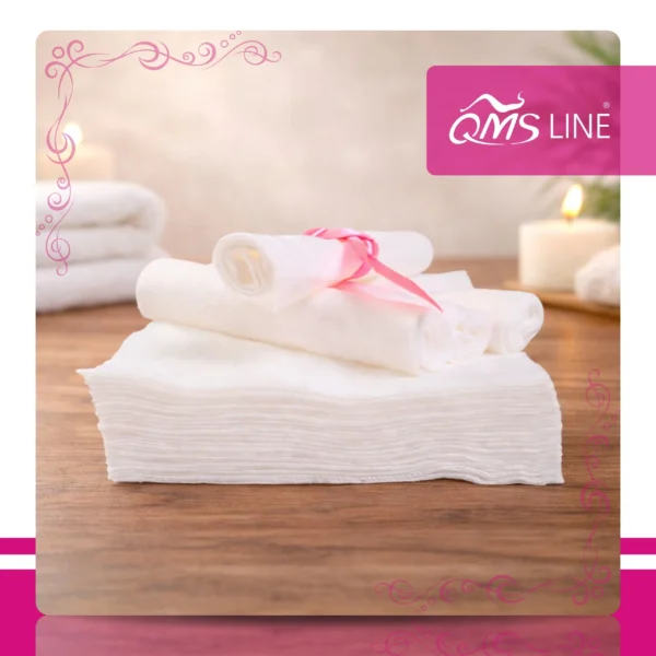 Ręcznik Włókninowy Jednorazowy Siatka 50x38 cm 100 szt. QMS Line Premium Ręcznik włókninowy jednorazowy siatka 50x38 cm 100 szt. QMS Line Premium do salonu kosmetycznego i SPA