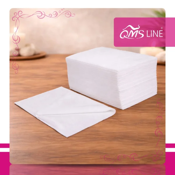 Ręcznik Włókninowy Jednorazowy Siatka 70x40 cm 100 szt. QMS Line Premium Ręcznik włókninowy jednorazowy siatka 70x40 cm 100 szt. QMS Line Premium do salonu kosmetycznego i SPA