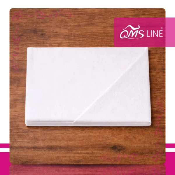 Ręcznik Włókninowy Jednorazowy Siatka 70x50 cm 100 szt. QMS Line Premium Ręcznik włókninowy jednorazowy siatka 70x50 cm 100 szt. QMS Line Premium do salonu kosmetycznego i SPA