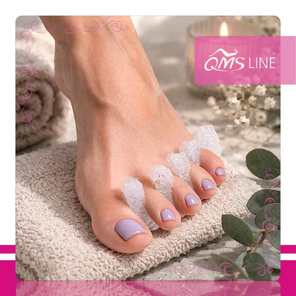 Separatory Piankowe Proste 10 par QMS Line Standard Separatory piankowe proste 10 par QMS Line Standard do pedicure i stylizacji paznokci